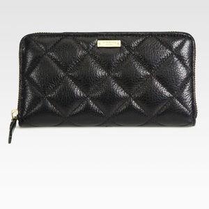 Kate Spade Black Quilted Wallet